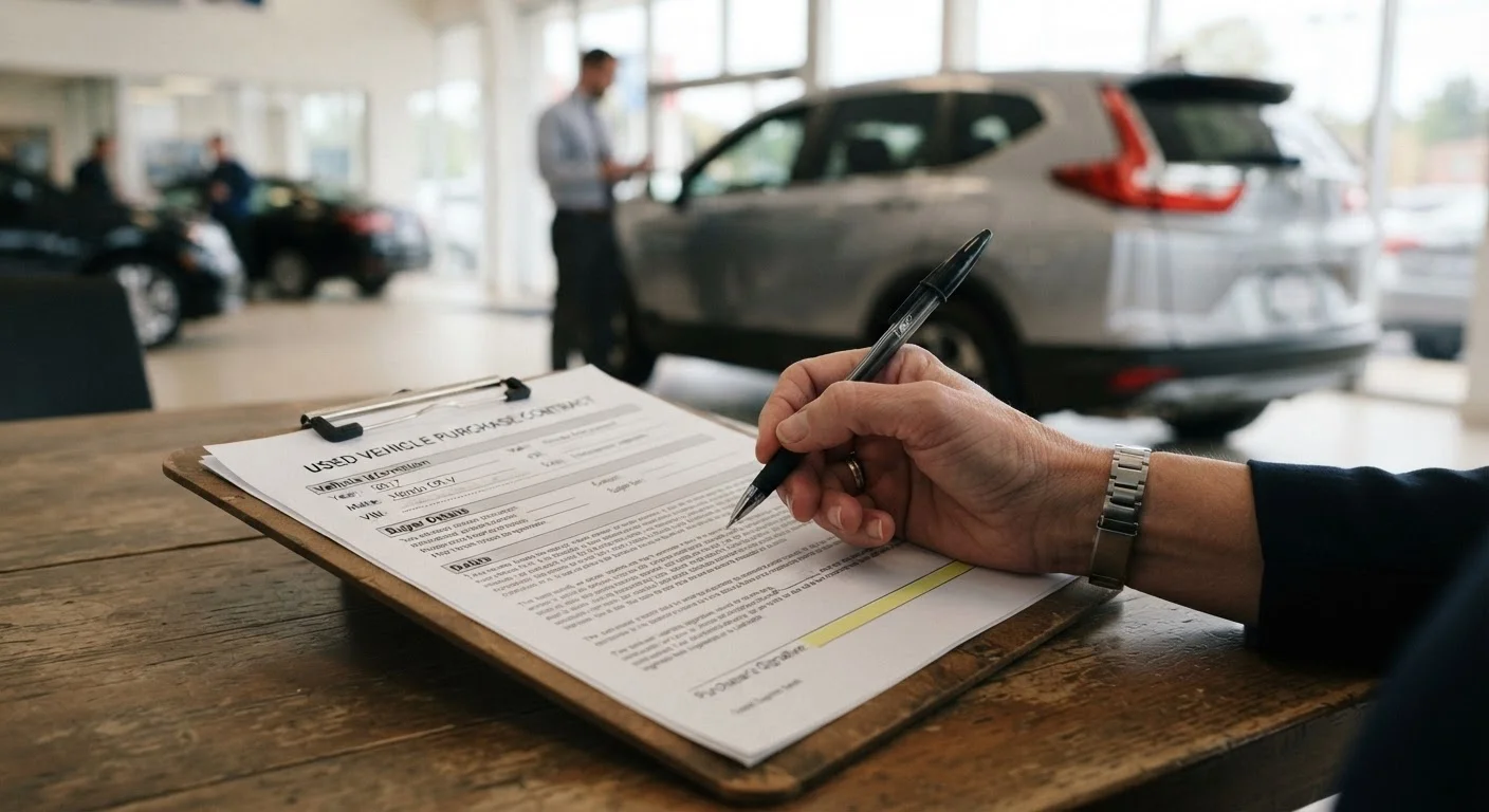Before You Sign Anything: A Used Car Buyer's Checklist