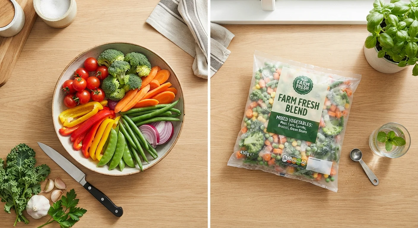 Frozen vs. Fresh Vegetables: What Nutrition Research Actually Shows