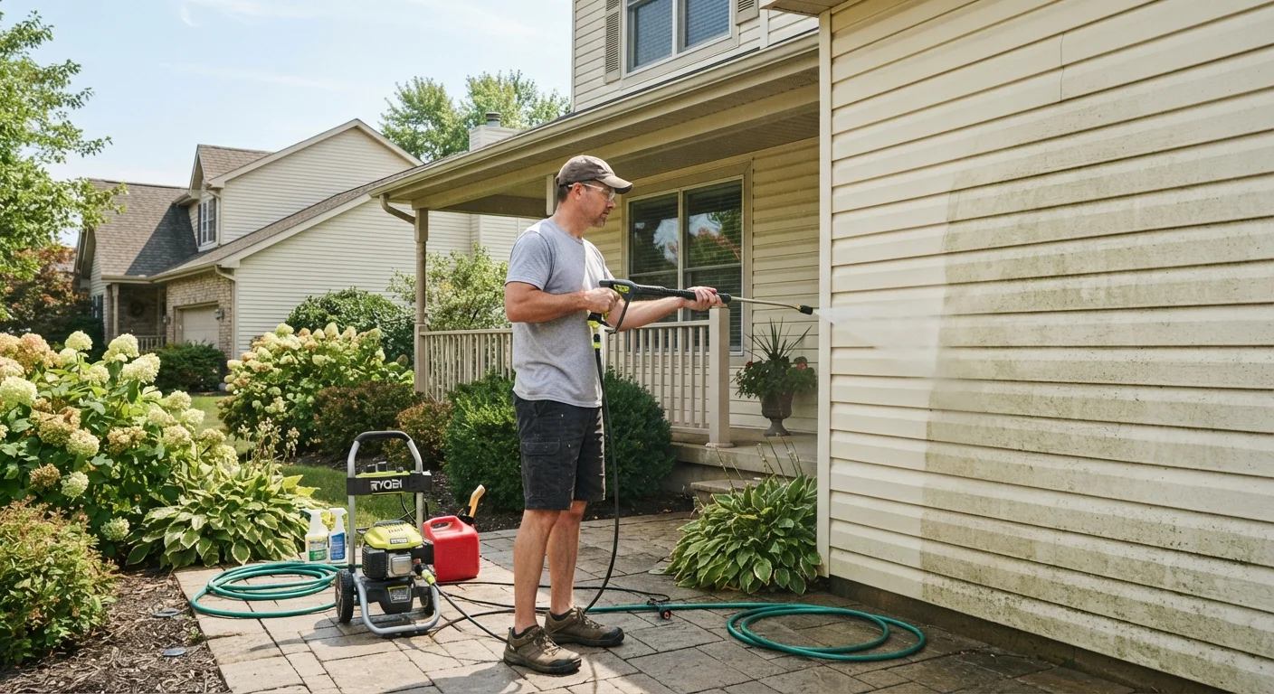 Pressure-Washing Your Home's Exterior: What It Helps and What It Can Damage