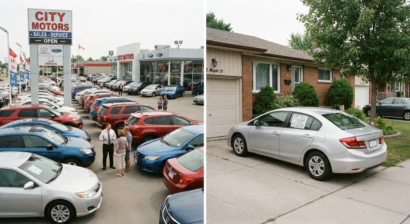 Private Seller vs. Dealership: What Changes Beyond the Price Tag