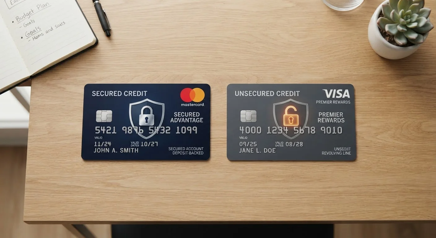 Secured vs. Unsecured Credit: How the Two Types Work Differently