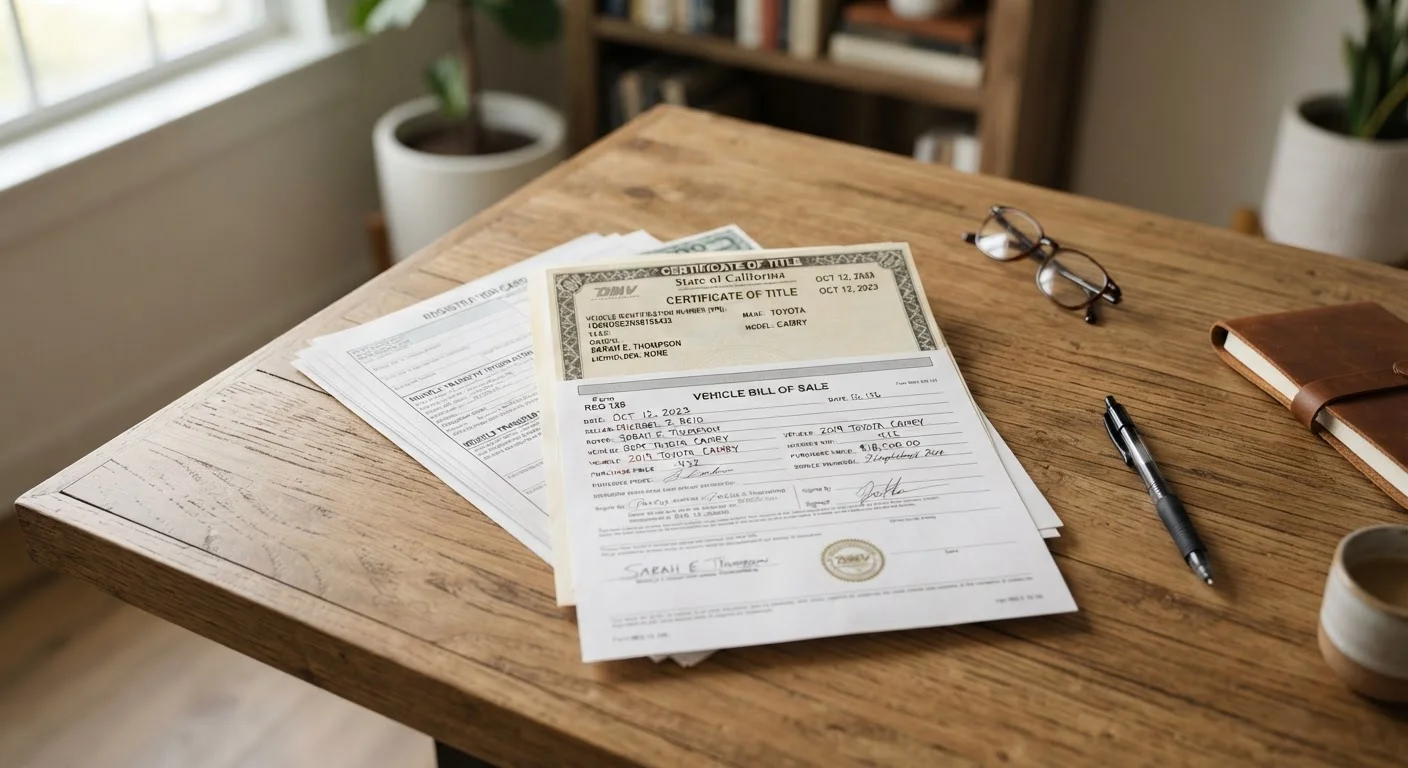 The Paperwork Behind a Car Sale: A Field Reference